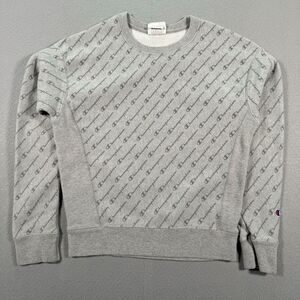 Champion Reverse Weave Crewneck Sweatshirt Womens Small Gray‎ Pullover Comfort